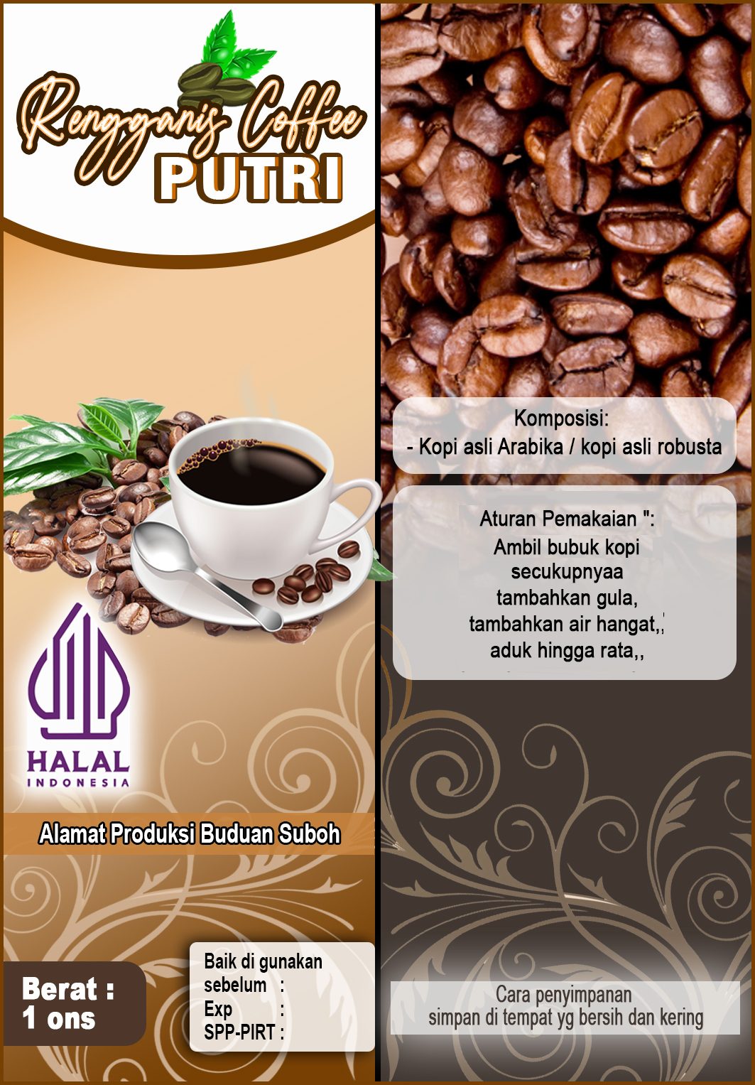 KOPI BUBUK PUTRI